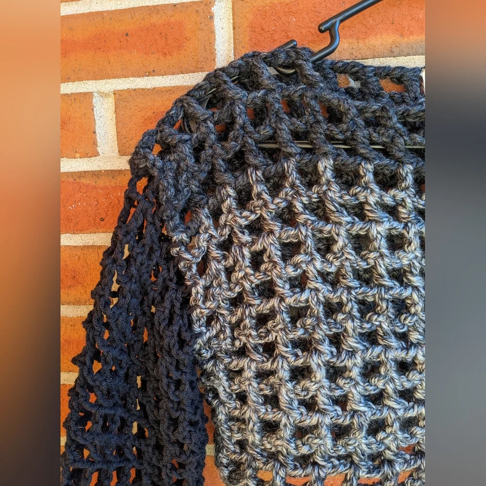 Handcrafted | Stormy | Crochet Sweater - Picture 5 of 7